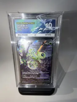 🌿 ACE 10 🌿 Celebi V - Fusion Strike 245/264 - Pokemon Card - GEM MINT 🌿 - Image 1
