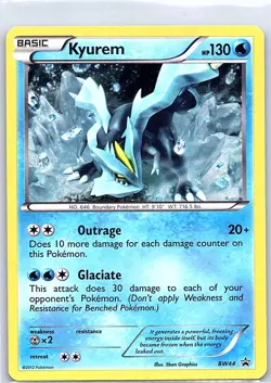 Kyurem - BW44 Holo Black and White Promos - Pokemon Card - NM - Image 1