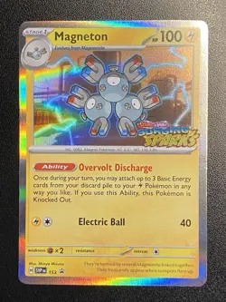 Magneton SVP 153 Black Star Promo Pokemon TCG Surging Sparks Prerelease Stamped - Image 2
