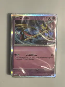 Pokemon Phantasmal Flames Stamped Zacian MEP015 Promo - Image 1