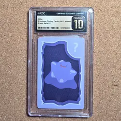 Pokemon Paper Safari Ditto; Pristine CGC 10 Korean - Image 1