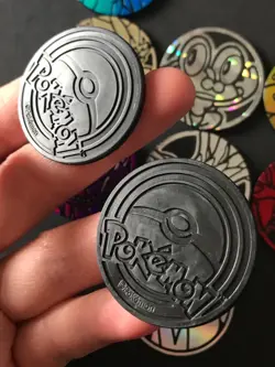10 X Pokemon Coins Coin Tokens Shiny Lucario Chansey Shaymin Entei Raikou Yvelta - Image 5