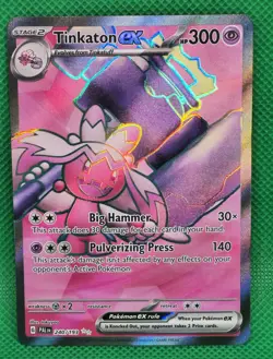 Pokemon TCG Paldea Evolved Tinkaton ex 240/193 & Bonus Card - Image 2
