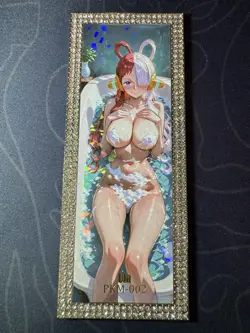 Goddess Uta Diamond Card Metal Shower Waifu Doujin Case Prize One Piece - Image 1