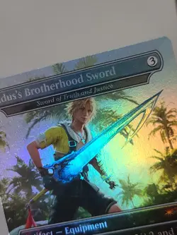 Tidus's Brotherhood Sword - Sword of Truth and Justice (Rainbow Foil)Secret Lair - Image 2