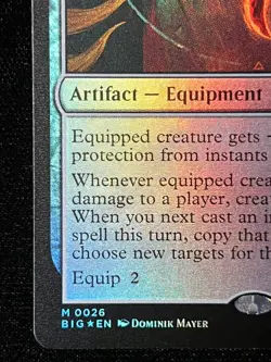 💎 FOIL 💎 SWORD OF WEALTH AND POWER 💎 THE BIG SCORE 🔥 FREE SHIPPING! 🔥 - Image 2
