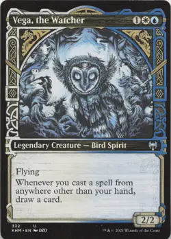 Vega, the Watcher (Showcase) U Kaldheim 332 NM MTG - Image 1
