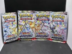 36 Pokemon Prismatic Evolutions Booster Packs New Sealed With 3 Promos & Poster - Image 4