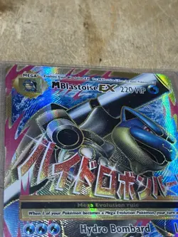 M Blastoise EX Ultra Rare Pokemon XY Evolutions 20th Anniversary #102 - Image 3