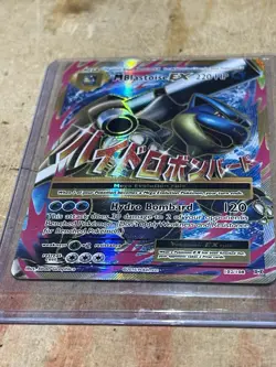 M Blastoise EX Ultra Rare Pokemon XY Evolutions 20th Anniversary #102 - Image 4