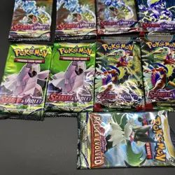 Pokemon TCG Lot Of 16 Scarlet And Violet Miscellaneous Booster Packs New Sealed - Image 2