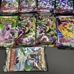 Pokemon TCG Lot Of 16 Scarlet And Violet Miscellaneous Booster Packs New Sealed - Image 3