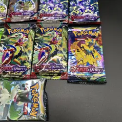 Pokemon TCG Lot Of 16 Scarlet And Violet Miscellaneous Booster Packs New Sealed - Image 4