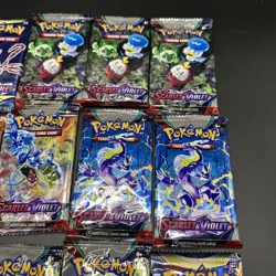 Pokemon TCG Lot Of 16 Scarlet And Violet Miscellaneous Booster Packs New Sealed - Image 5