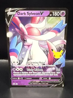 Pokemon 25th Anniversary Celebration Dark Sylveon V Promo SWSH134 NM - Image 3