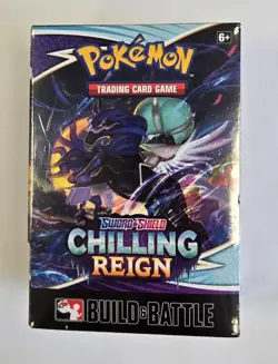 Pokemon TCG Sealed Sword and Shield Chilling Reign Build and Battle - Image 1