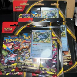 Pokemon Mega Evolution Triple Blister Pack - Golduck (Sealed) FAST SHIP - Image 1