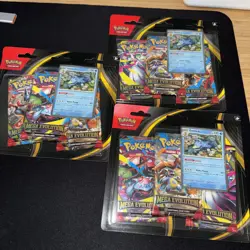 Pokemon Mega Evolution Triple Blister Pack - Golduck (Sealed) FAST SHIP - Image 2