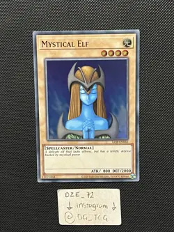 Yugioh 25th Anniversary - Mystical Elf - LOB-EN062 - Super Rare - M/NM - Image 1