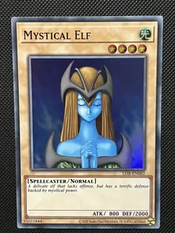 Yugioh 25th Anniversary - Mystical Elf - LOB-EN062 - Super Rare - M/NM - Image 2
