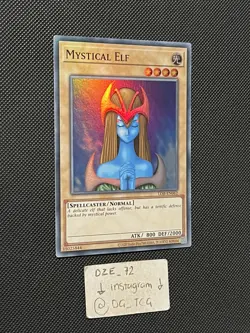 Yugioh 25th Anniversary - Mystical Elf - LOB-EN062 - Super Rare - M/NM - Image 3