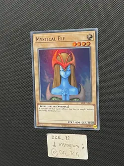Yugioh 25th Anniversary - Mystical Elf - LOB-EN062 - Super Rare - M/NM - Image 4