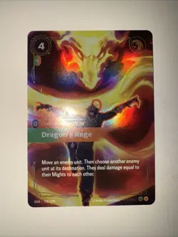 Dragon's Rage OGN 258/298 Riftbound TCG Origins Epic Card League of Legends CCG - Image 1