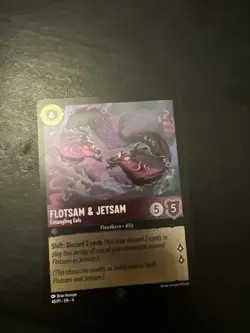 PROMO Flotsam & Jetsam Entangling Eels Disney Lorcana Foil Holo 40/P1 EN Card - Image 1