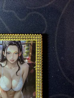 Goddess Robin Numbered Metal Card White Bikini Waifu Doujin One Piece Character - Image 3