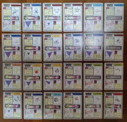 Lot of 48 Pokemon Carddass Vintage Bandai Cards Mixed Condition Japanese - Image 4