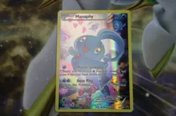 Pokemon TCG Manaphy XY113 Full Art Holo Card Black Star Promos - Image 1