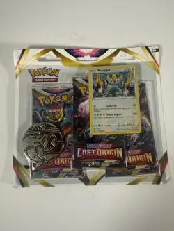 Pokemon TCG Lost Origin 3 Booster Blister Pack Regigigas Promo Card New Sealed - Image 1