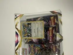 Pokemon TCG Lost Origin 3 Booster Blister Pack Regigigas Promo Card New Sealed - Image 2