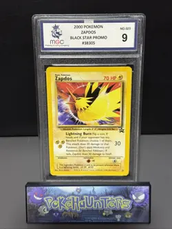 Pokemon Card Zapdos 23 Black Star Promo WOTC Promo MGC 9 MINT - Image 1