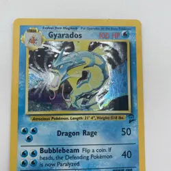 Gyarados 7/130 Base Set 2 2000 Holo Rare WOTC Pokemon Card - Image 4