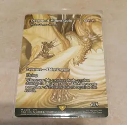Dragon of Mount Gulg - Ancient Copper Dragon (Showcase) Final Fantasy MTG MINT🔥 - Image 1