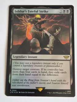 Isildur's Fateful Strike ~ The Lord of the Rings [ NM ] [ Magic MTG ] FOIL - Image 1