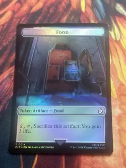 Food Token (0014) Alien (0006) Foil Fallout MTG - Image 1
