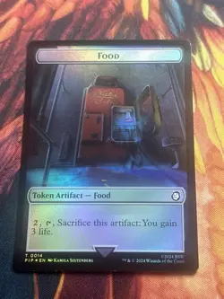 Food Token (0014) Alien (0006) Foil Fallout MTG - Image 2