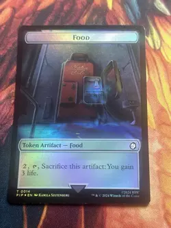 Food Token (0014) Alien (0006) Foil Fallout MTG - Image 3