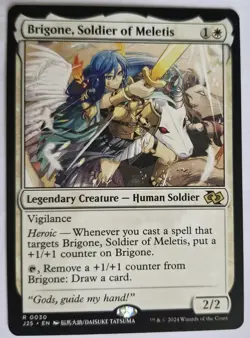 Brigone, Soldier of Meletis - J25 - NM - MTG Jumpstart Foundations Anime Rare - Image 1