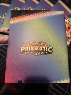 Pokemon Prismatic Evolutions Eevee TCG Binder Only LOT OF 6 - Image 2
