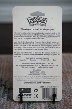 34.09g Pokemon 1999 Sealed Base Set Unlimited Booster Blister Pack Blastoise - Image 2