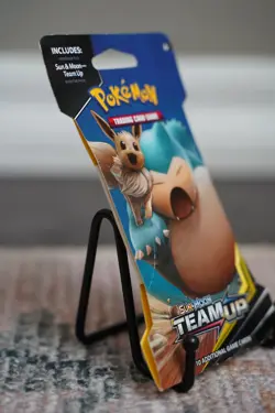 Pokemon TCG Sun & Moon Team Up Sleeved Blister Booster Pack Snorlax Eevee Sealed - Image 3