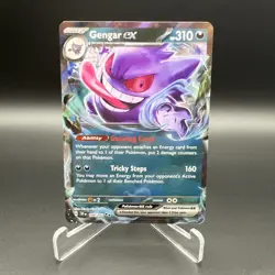 Pokemon TCG Gengar EX 104/162 Holo Rare Temporal Forces SV05 Near Mint - Image 1