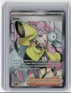 2023 Pokemon Paldea Evolved Ultra Rare Holo Iono #254/193 - Image 1