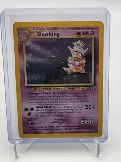 2000 Pokemon Neo Genesis Slowking 14/111 Holo Rare SWIRL! MP Nintendo - Image 1