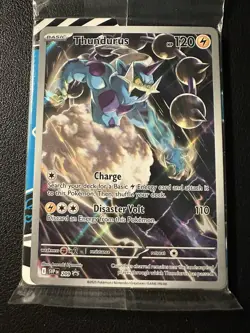 Pokemon Thundurus SVP209 Black Bolt ETB Promo Factory Sealed - Image 1