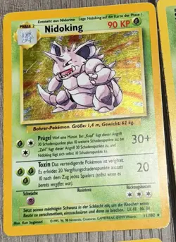 Pokemon Karten Sammlung Vintage 1999-2003 + Nidoking Holo - Original WOTC - Image 5