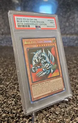 Blue-Eyes Toon Dragon PSA 9 Mint SRL-EN000 Spell Ruler 25th Anniversary Yu-Gi-Oh - Image 3